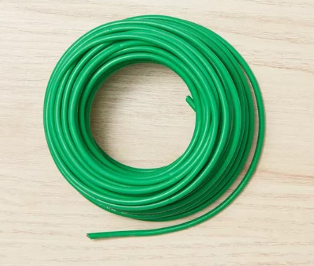 Codificación del color de los cables eléctricos. Cables verdes: Conexión a tierra