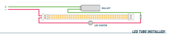 Instalación tubo LED T8, parte 8