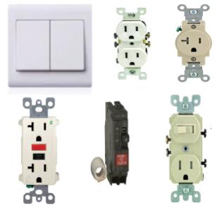 Tomacorrientes varios y GFCI breaker Tomacorrientes varios y GFCI breaker